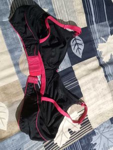 Black & Pink Comfort Bra