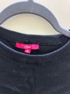 black cotton vest