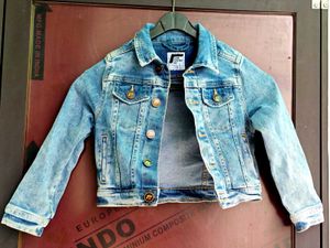 Blue Denim Jacket for baby girl