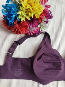 Plum Lace Padded Bra