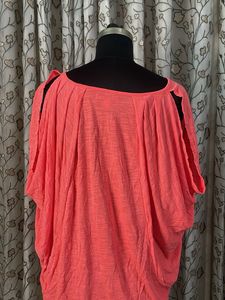 Coral Dolman Sleeve Top