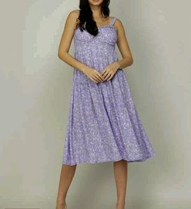GINGER FLORAL PRINTED FROCK