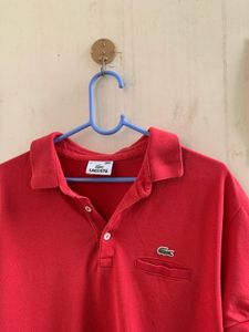 Red Lacoste Polo Shirt (PL521)
