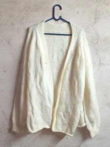 Oversized Knit Cardigan Sweater