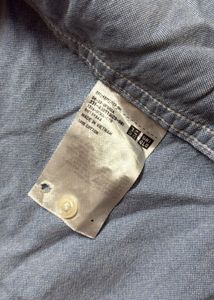 Uniqlo Slim Fit Band Collar Shirt