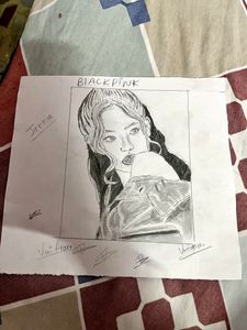 Sketch Of Jennie From Black pink