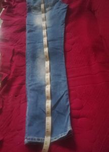 Stylish Distressed Blue Jeans