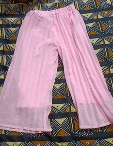 Pink Wide Leg Palazzo Pants