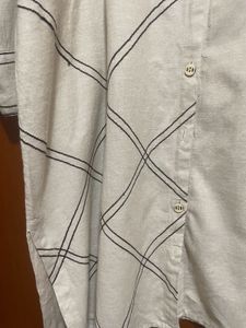 Elegant Beige Kurta Set with Black embroidery
