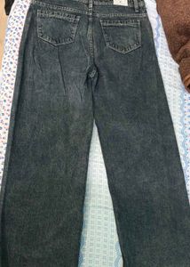 Washed blue  Wide Leg Jeans