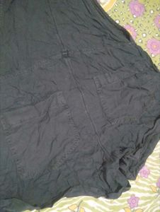 Black Short Overalls