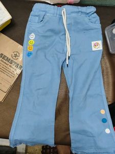 Cute Light Blue Bell Bottom Jeans