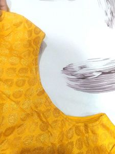 A Yellow Golden Blouse