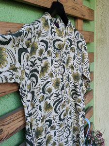 Floral Print Kurta 💚🤍💛
