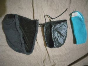 Winter Ear Warmers Set combo hude