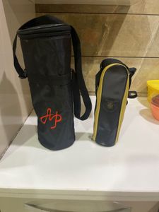Black vaccum insulated bottle  Bag Combo