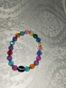 Boho Beaded Evil Eye Bracelet