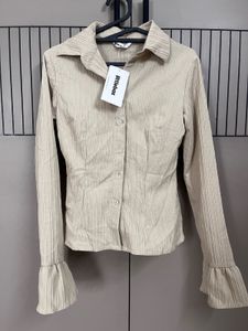 Chic Textured Long Sleeve fitted Shirt