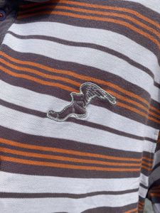 vintage good year Striped Polo Shirt