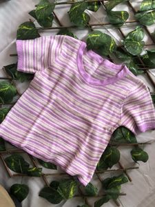 Chic Striped Knit Top