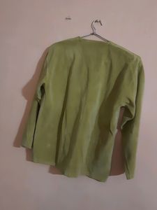 Women Khaki Colour Old Style Cardigan