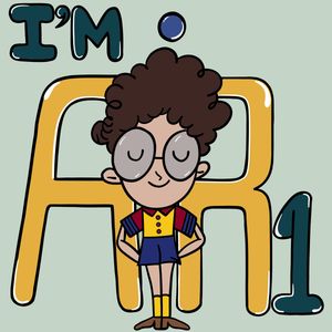 AIR 1 Cartoon Manifestation Art Poster