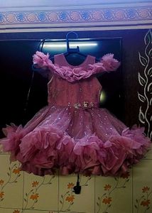 Adorable Pink Flower Girl Dress
