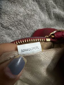 Michael Kors Red Crossbody Bag