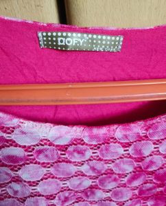 Pink Lace Top