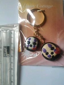 Handmade Clay No-Face Studio Ghibli inspired Keych