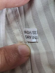Striped Casual Button-Down
