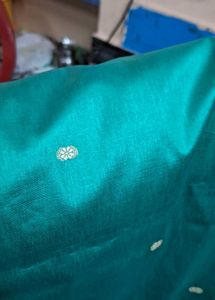 Sea Green Color Mysore Silk New Saree