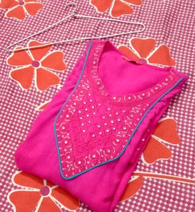 Beautiful Kurti Rose Colour 😍