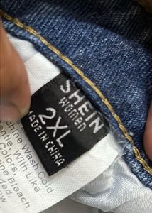 High-WaistRipped Denim Shorts