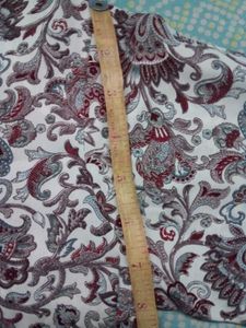 White With Design Print Kurta