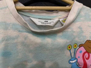Cute Snail Tie-Dye T-Shirt