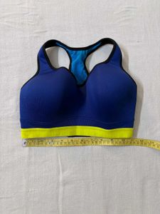Zivame Blue &amp; Yellow Sports Bra