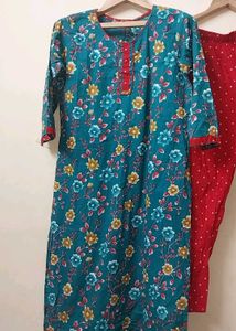 Beautiful Floral Kurta Set