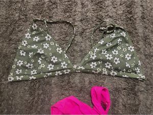 Mixed-and-Matched Swimwear Set