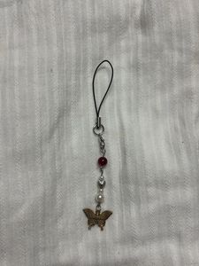 Cute Butterfly Charm Phone Char