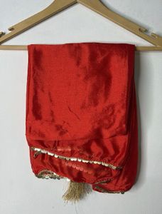 Beautiful Red &amp; Golden Ethnic Suit Set Embroidery
