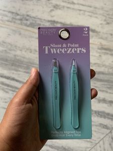Precision Beauty Slant & Point Tweezers