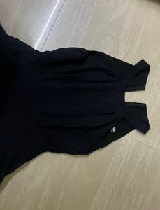 Korean Black Dress