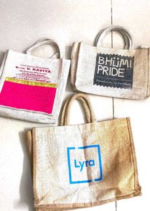 3 Jute Bags