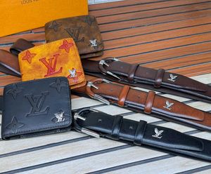 louis vuitton  Belt &amp; Wallet Set