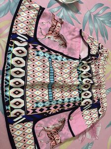 Unique Western Shirt with Horse Print
