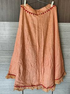 Peach Lehanga Cover up