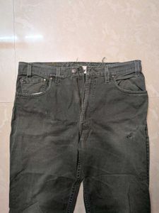 Distressed Levi's Denim Jeans