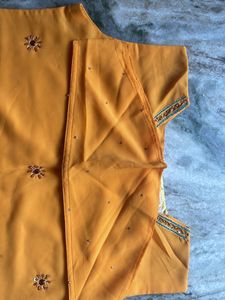 Orange Top With Tag