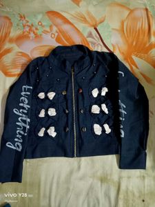 neavy blue jacket